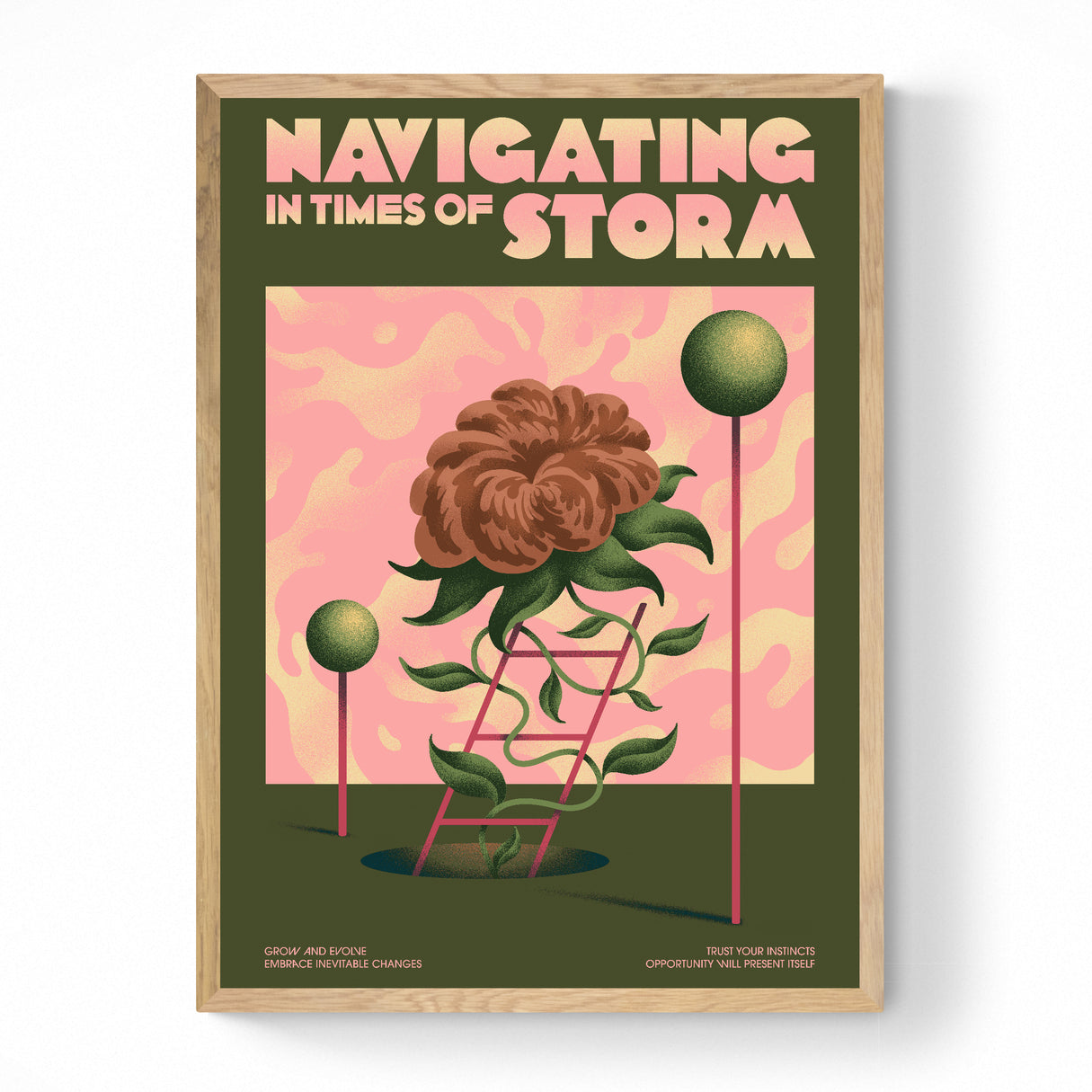 NAVIGATING IN TIMES OF STORM ( GREEN )