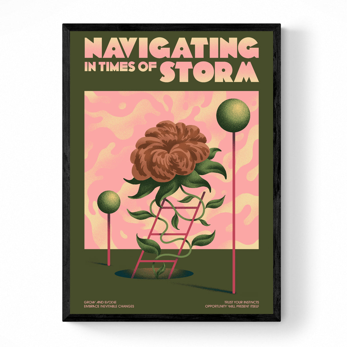 NAVIGATING IN TIMES OF STORM ( GREEN )