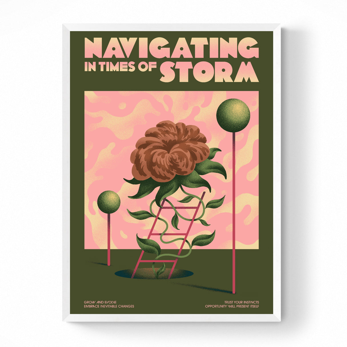 NAVIGATING IN TIMES OF STORM ( GREEN )