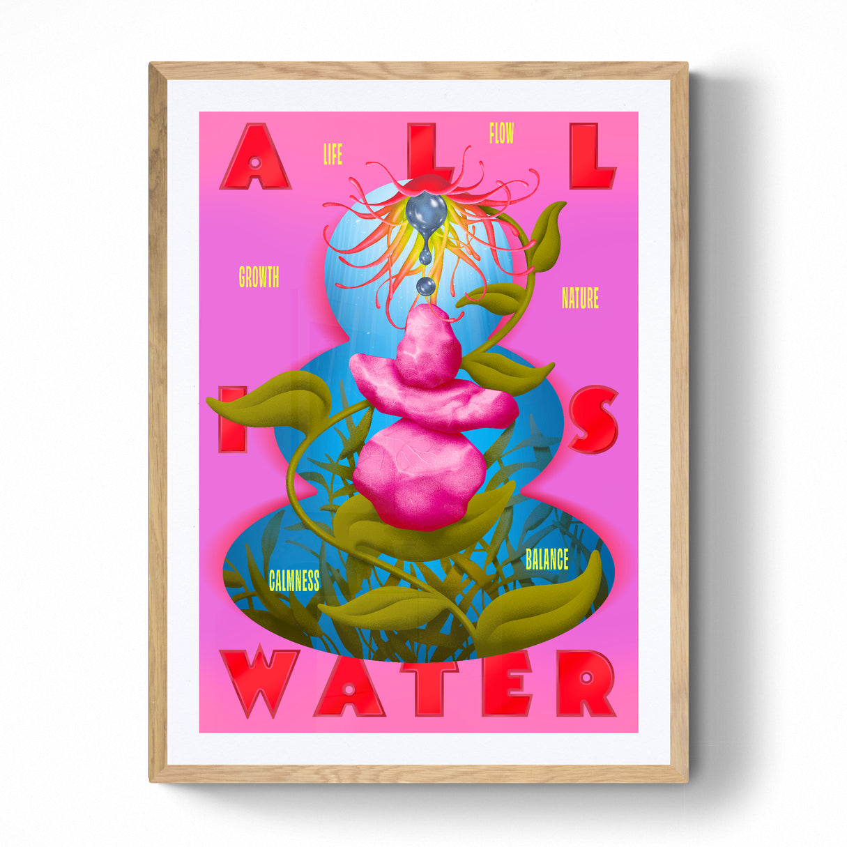 ALL IS WATER ( FUCHSIA )