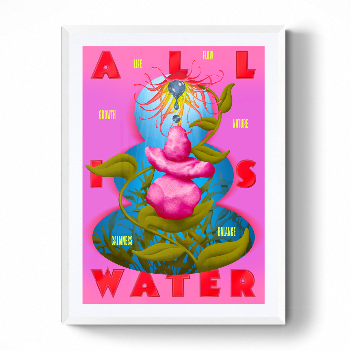 ALL IS WATER ( FUCHSIA )