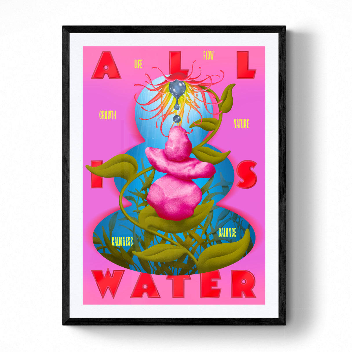 ALL IS WATER ( FUCHSIA )