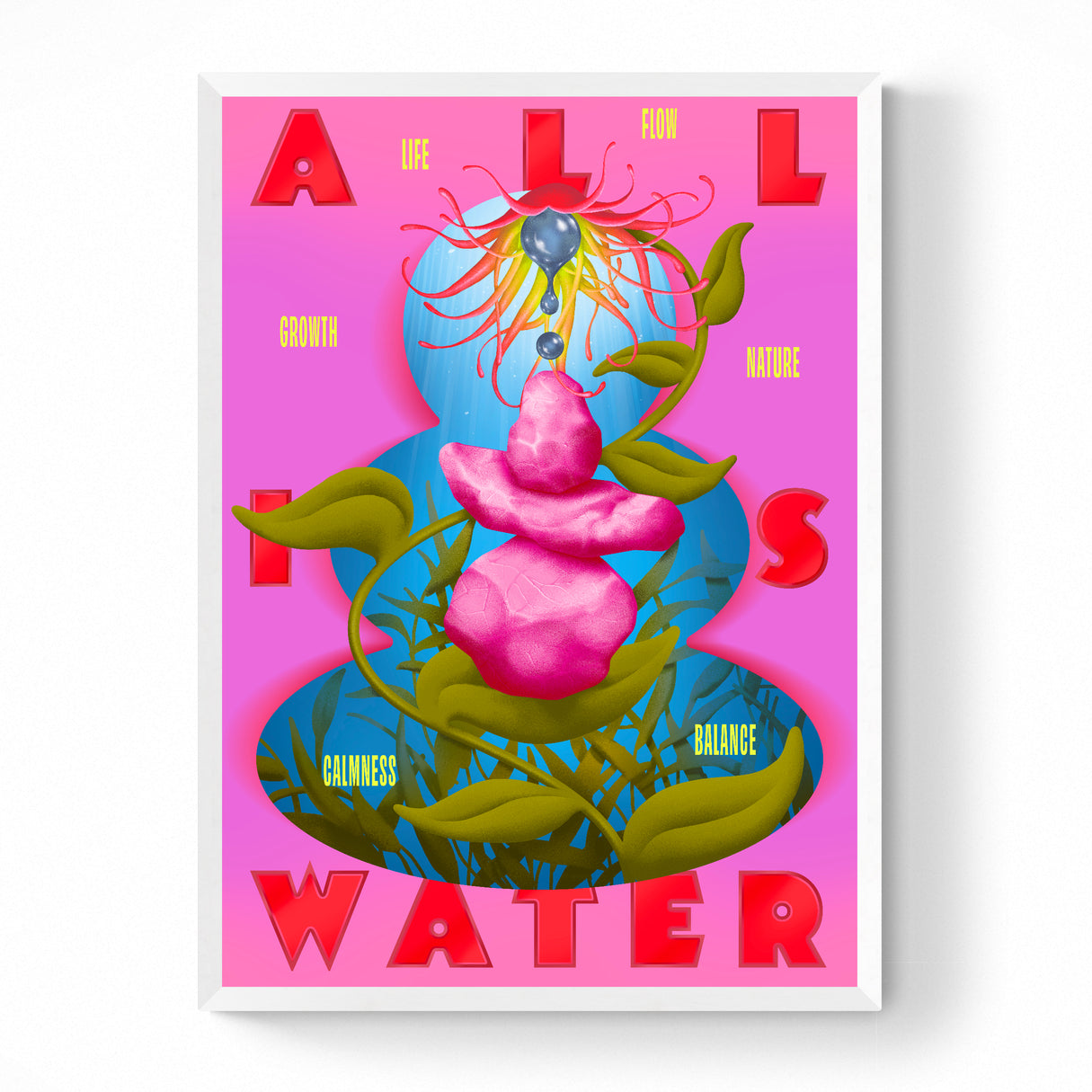 ALL IS WATER ( FUCHSIA )