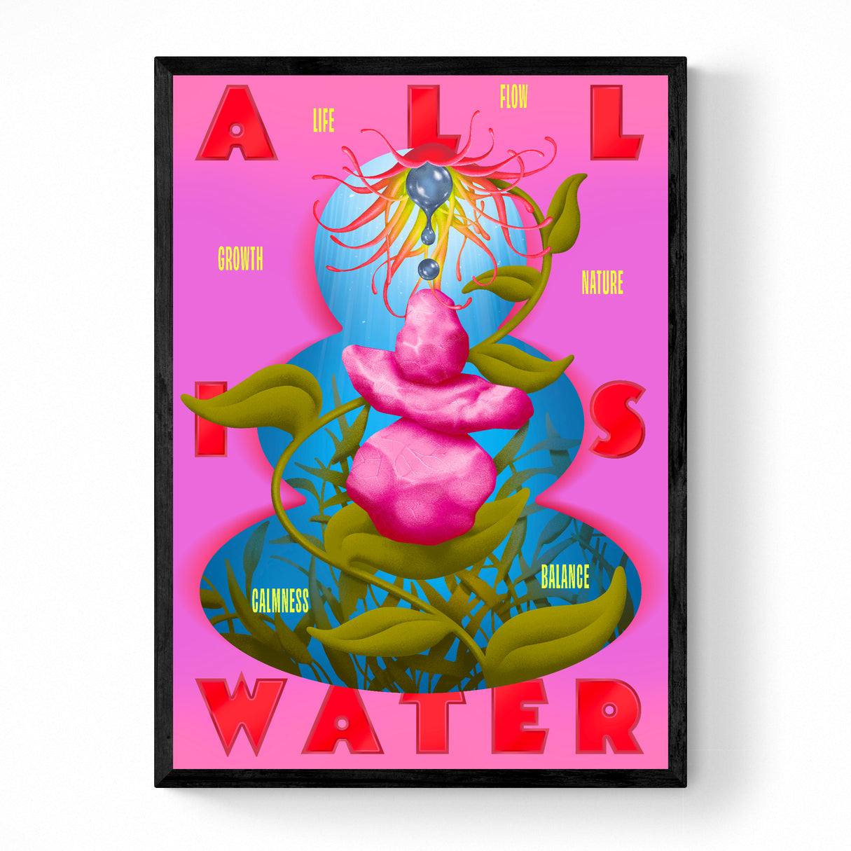 ALL IS WATER ( FUCHSIA )