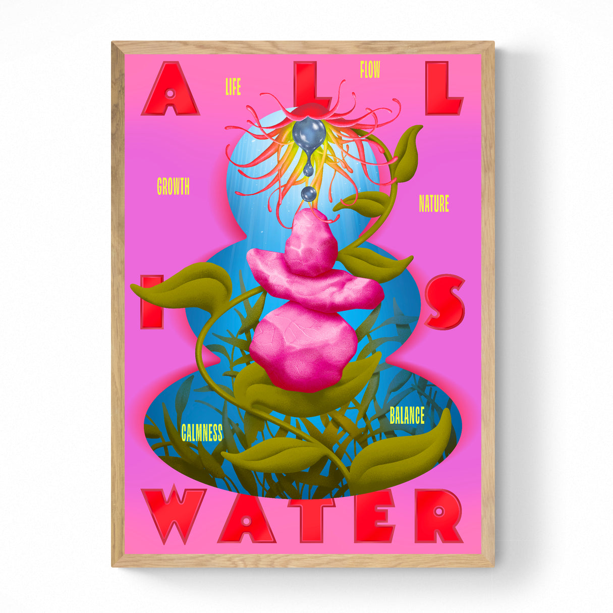 ALL IS WATER ( FUCHSIA )
